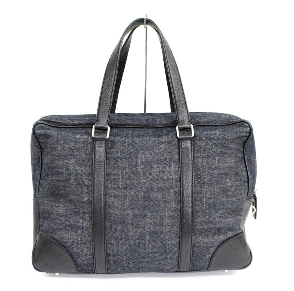 Prada Business Briefcase Bag Denim Blue